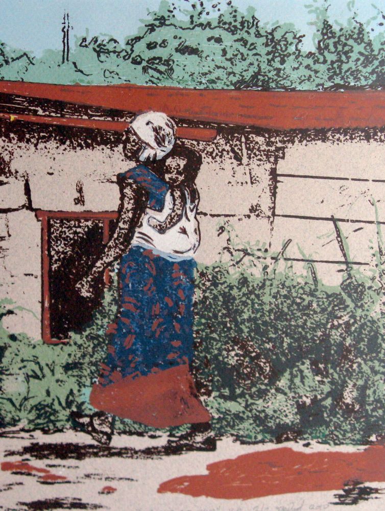 Mother& Child 8x10 Screenprint