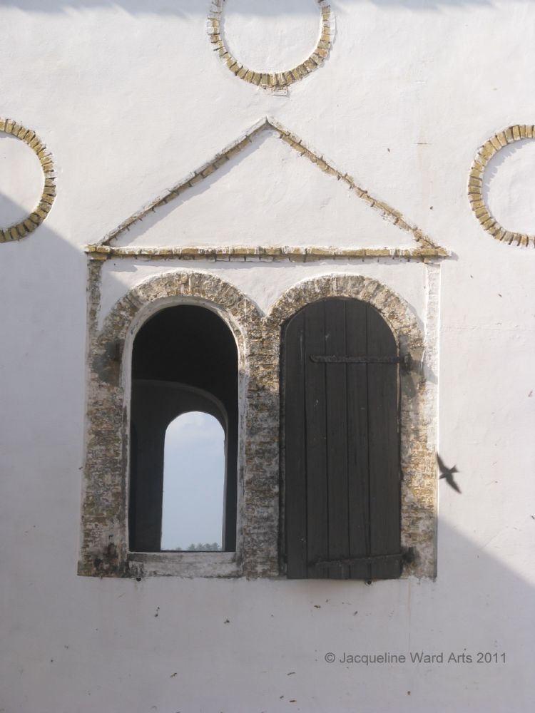 Windows of Elmira Castle