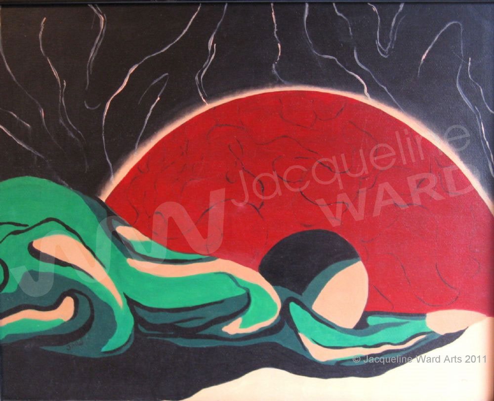 The Supplication 24"x30" Acrylic on Board